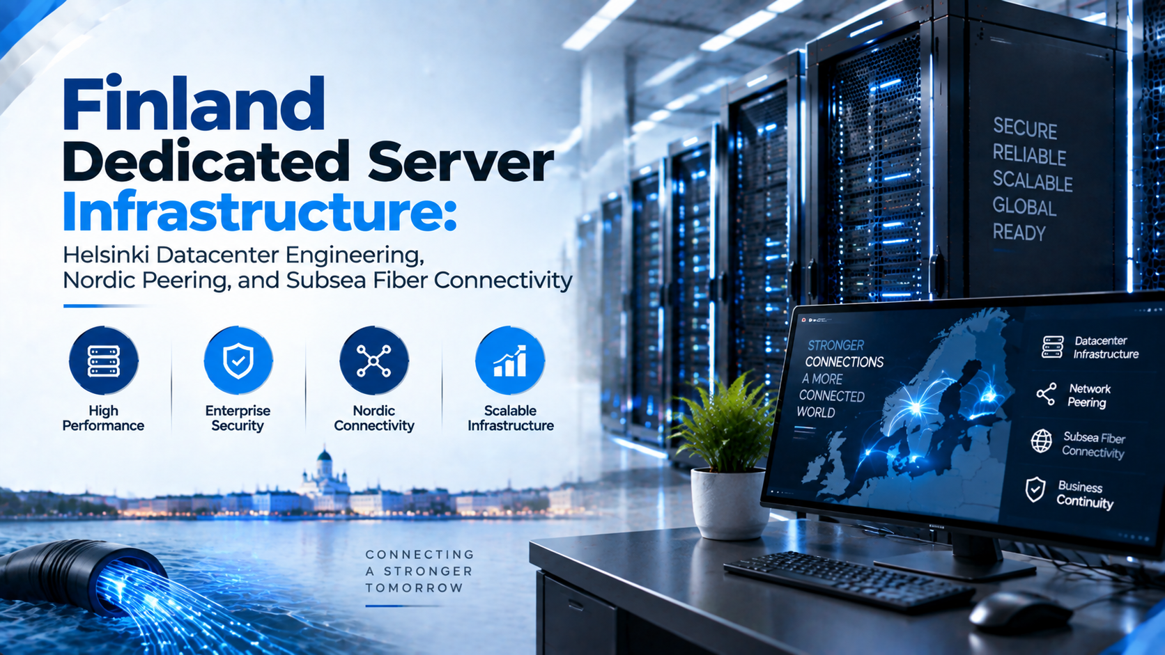 Finland Dedicated Server Infrastructure: Helsinki Datacenter Engineering, Nordic Peering, and Subsea Fiber Connectivity