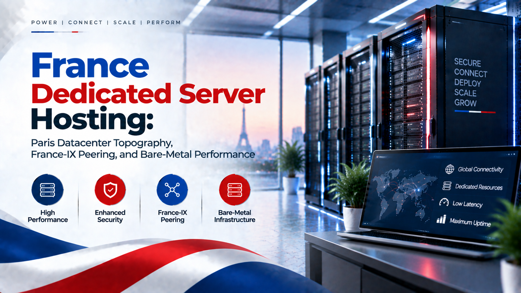 France Dedicated Server Hosting: Paris Datacenter Topography, France-IX Peering, and Bare-Metal Performance