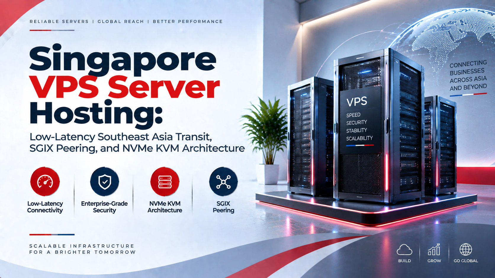Singapore VPS Server Hosting: Low-Latency Southeast Asia Transit, SGIX Peering, and NVMe KVM Architecture