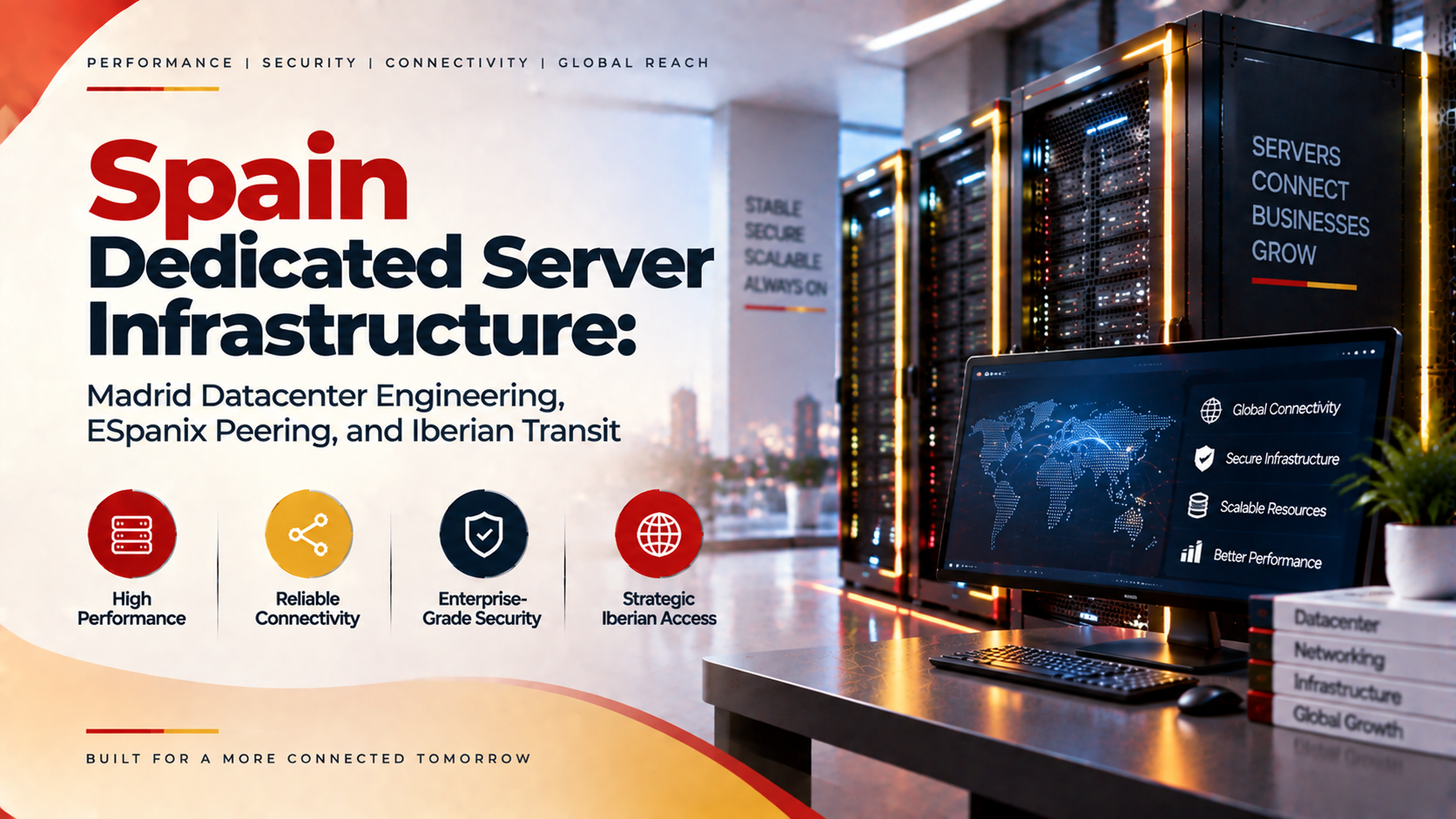 Spain Dedicated Server Infrastructure: Madrid Datacenter Engineering, ESpanix Peering, and Iberian Transit