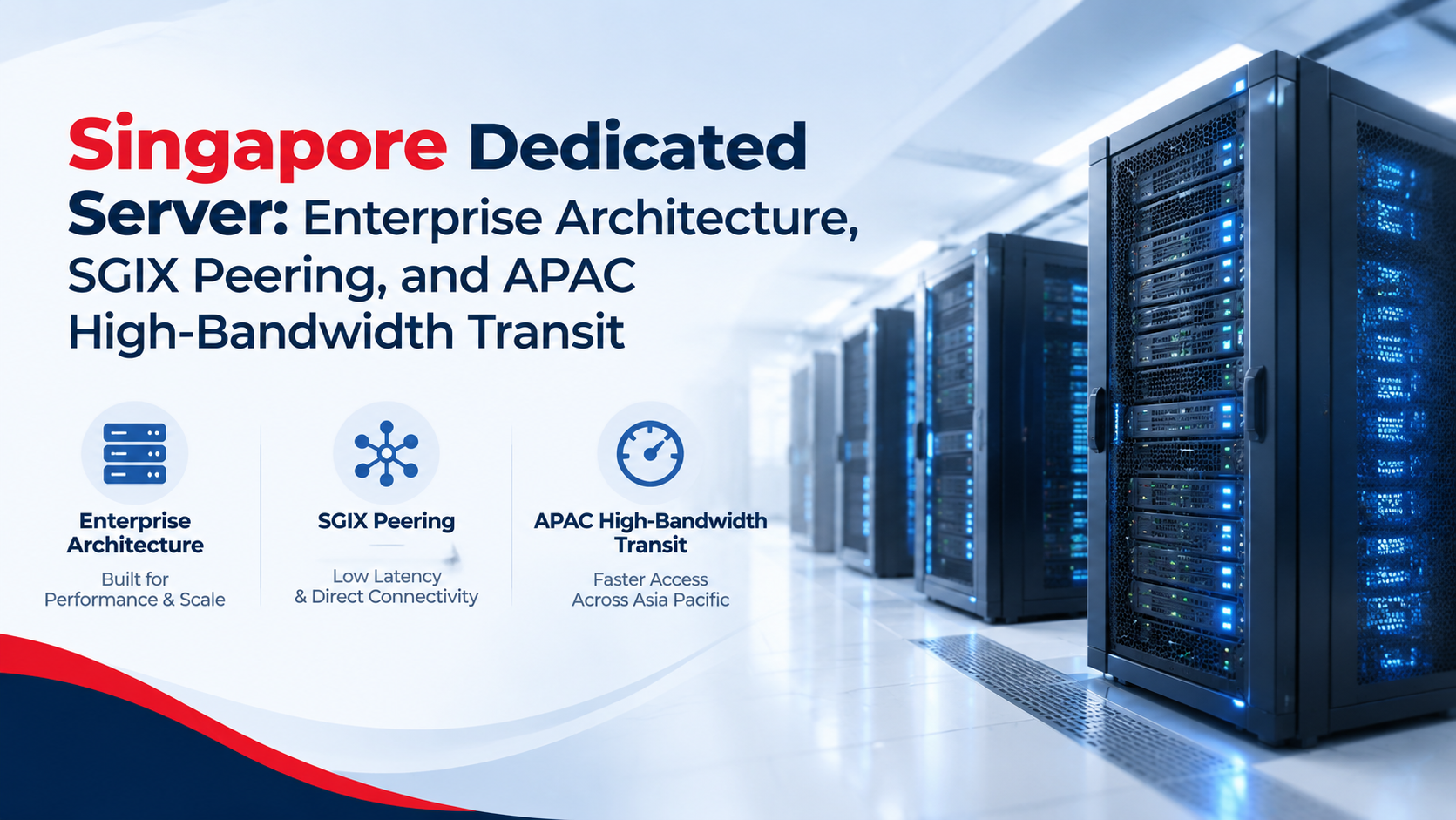 Singapore Dedicated Server: Enterprise Architecture, SGIX Peering, and APAC High-Bandwidth Transit
