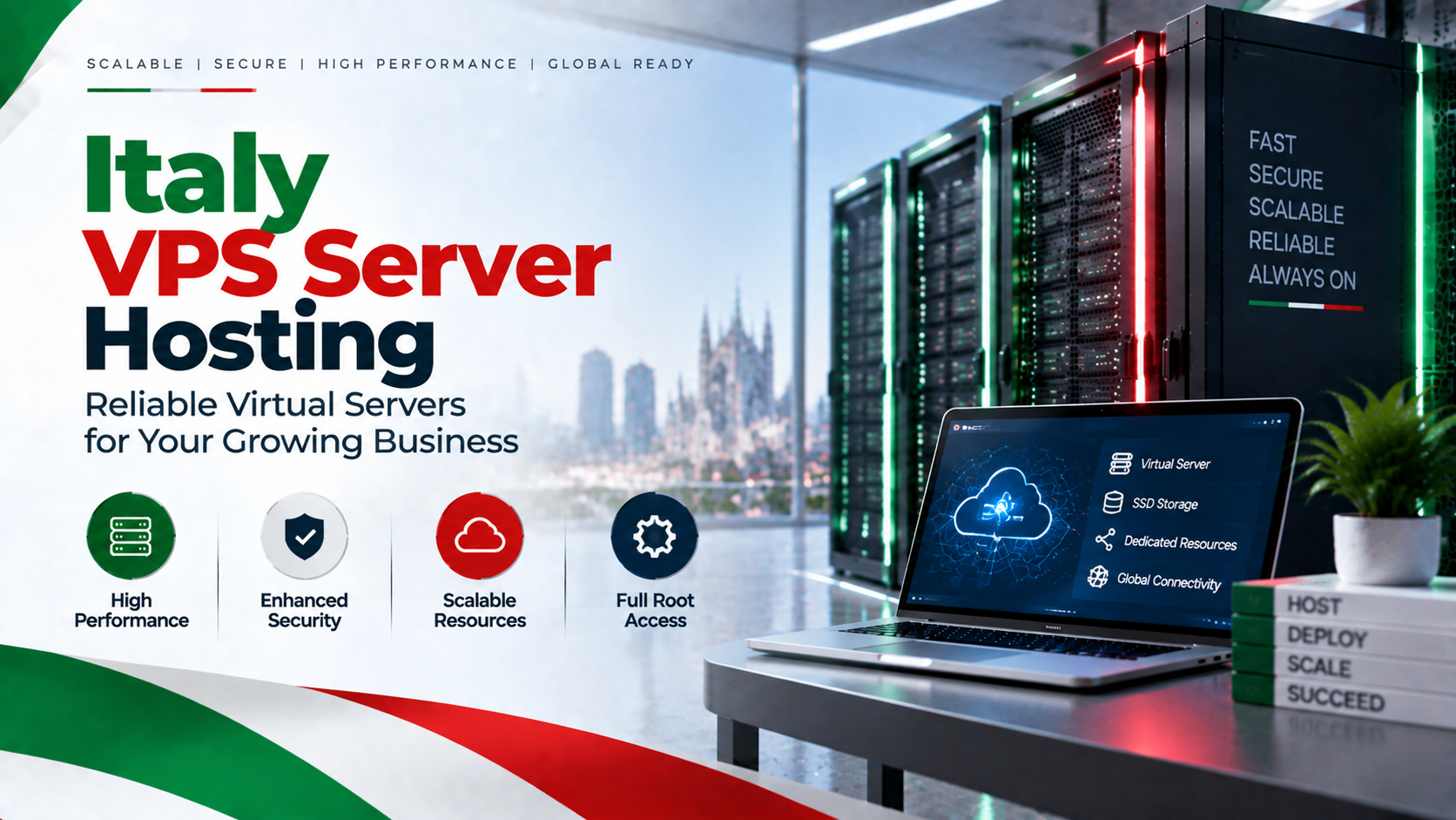 Italy VPS Server Hosting: Milan Caldera Park Hub, MIX Peering, and Enterprise KVM Infrastructure