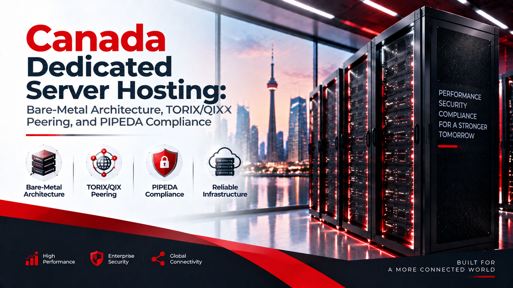 Canada Dedicated Server Hosting: Bare-Metal Architecture, TORIX/QIX Peering, and PIPEDA Compliance