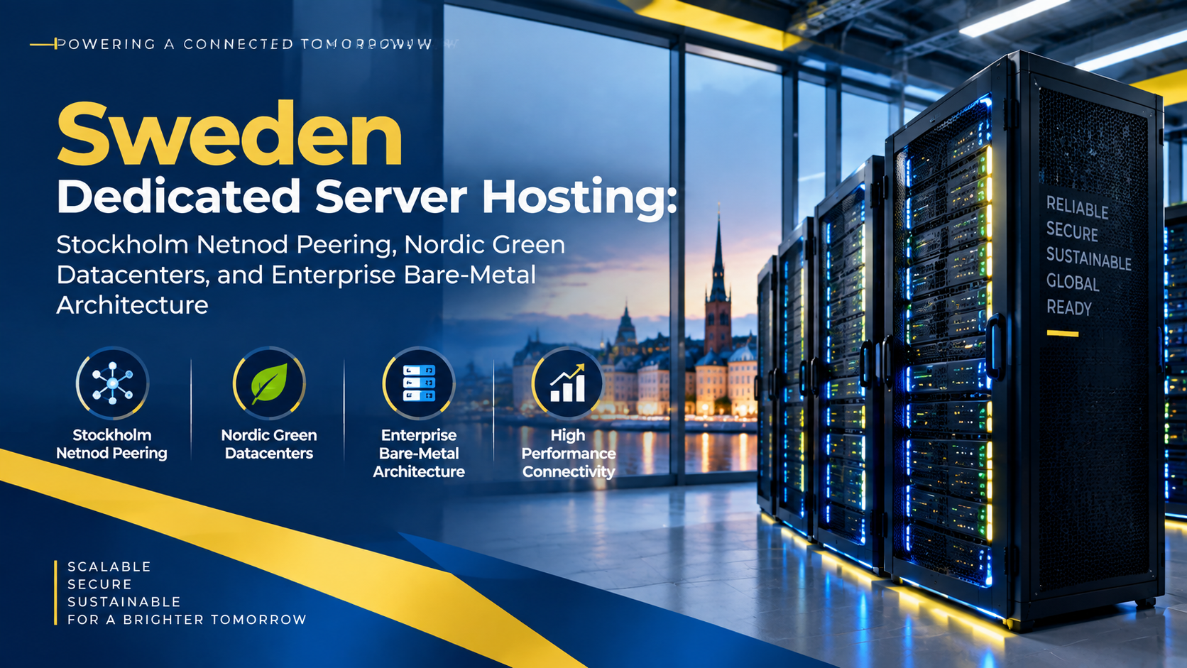 Sweden Dedicated Server Hosting: Stockholm Netnod Peering, Nordic Green Datacenters, and Enterprise Bare-Metal Architecture