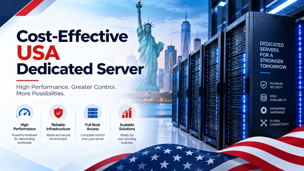Cost-Effective USA Dedicated Server Hosting: Bare-Metal Performance and Reliable Infrastructure