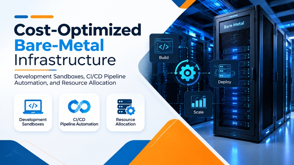 Cost-Optimized Bare-Metal Infrastructure: Development Sandboxes, CI/CD Pipeline Automation, and Resource Allocation