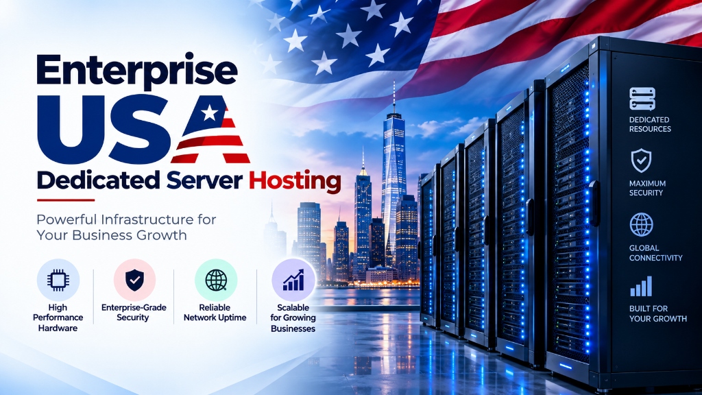 Enterprise USA Dedicated Server Hosting: Bare-Metal Architecture and Powerful Infrastructure