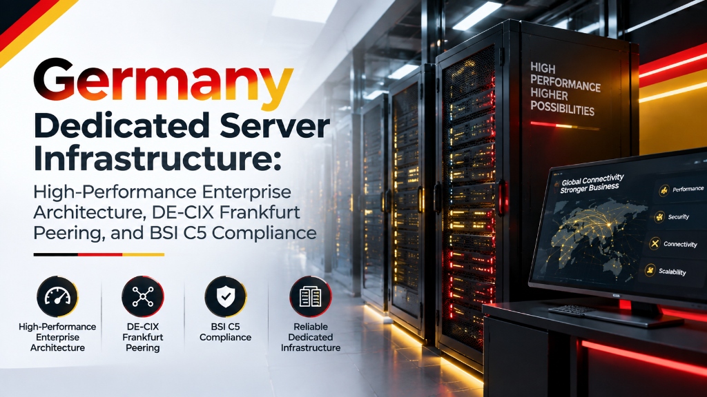 Germany Dedicated Server Infrastructure: High-Performance Enterprise Architecture, DE-CIX Frankfurt Peering, and BSI C5 Compliance