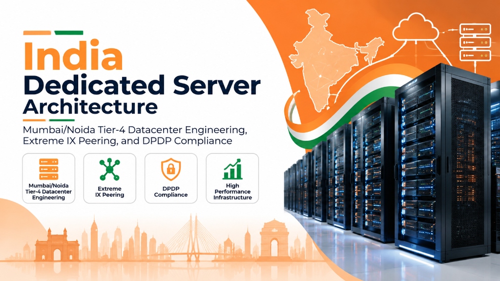 India Dedicated Server Architecture: Mumbai/Noida Tier-4 Datacenter Engineering, Extreme IX Peering, and DPDP Compliance