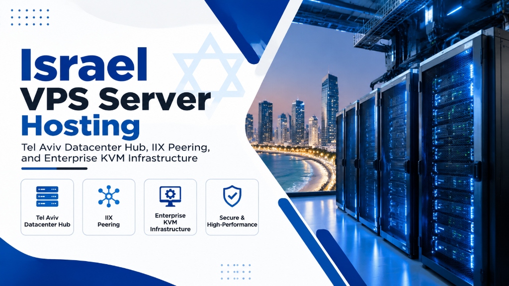 Israel VPS Server Hosting: Tel Aviv Datacenter Hub, IIX Peering, and Enterprise KVM Infrastructure