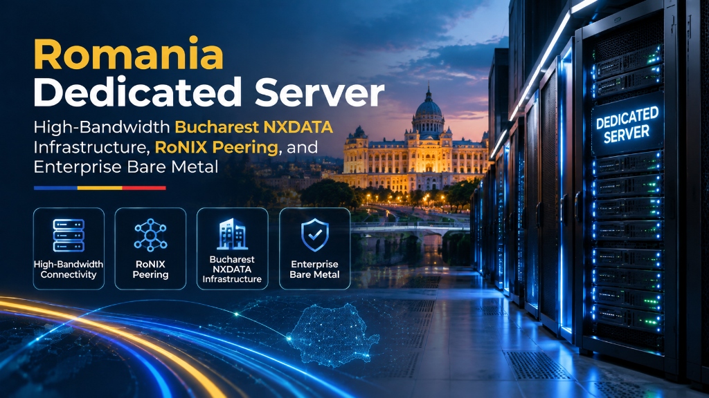 Romania Dedicated Server: High-Bandwidth Bucharest NXDATA Infrastructure, RoNIX Peering, and Enterprise Bare Metal