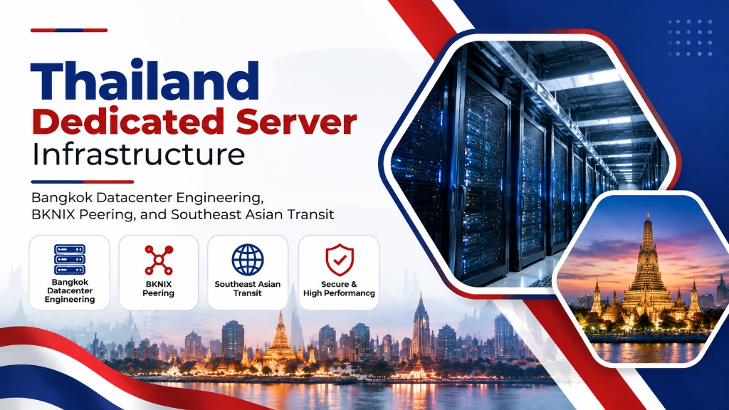 Thailand Dedicated Server Infrastructure: Bangkok Datacenter Engineering, BKNIX Peering, and Southeast Asian Transit