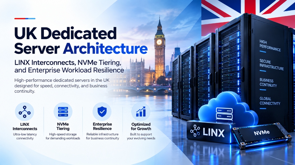UK Dedicated Server Architecture: LINX Interconnects, NVMe Tiering, and Enterprise Workload Resilience